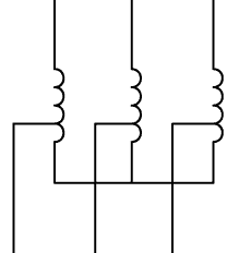 Autotransformer 3 phase with star connection