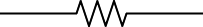 Electrical symbol for a resistor