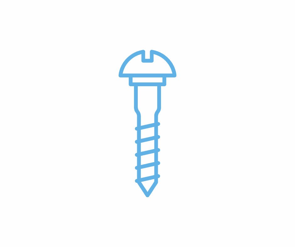 Round head screw
