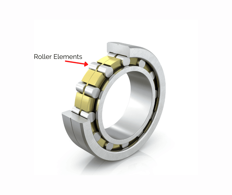 Roller elements of a bearing