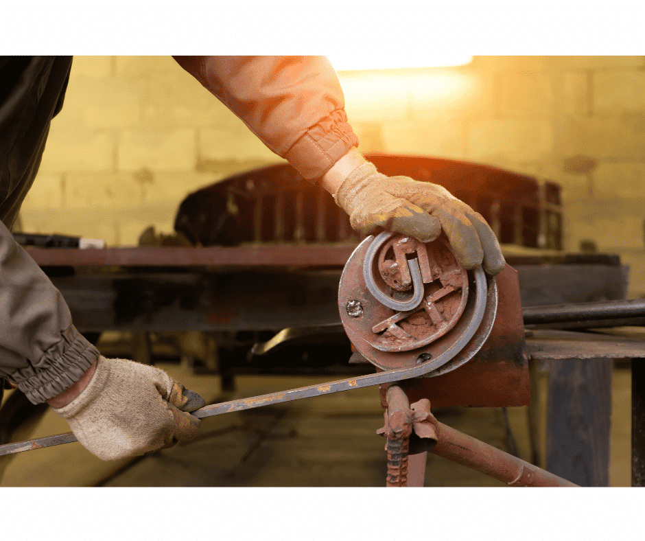 Bending metal