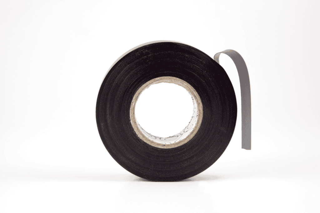 A roll of black electrical tape