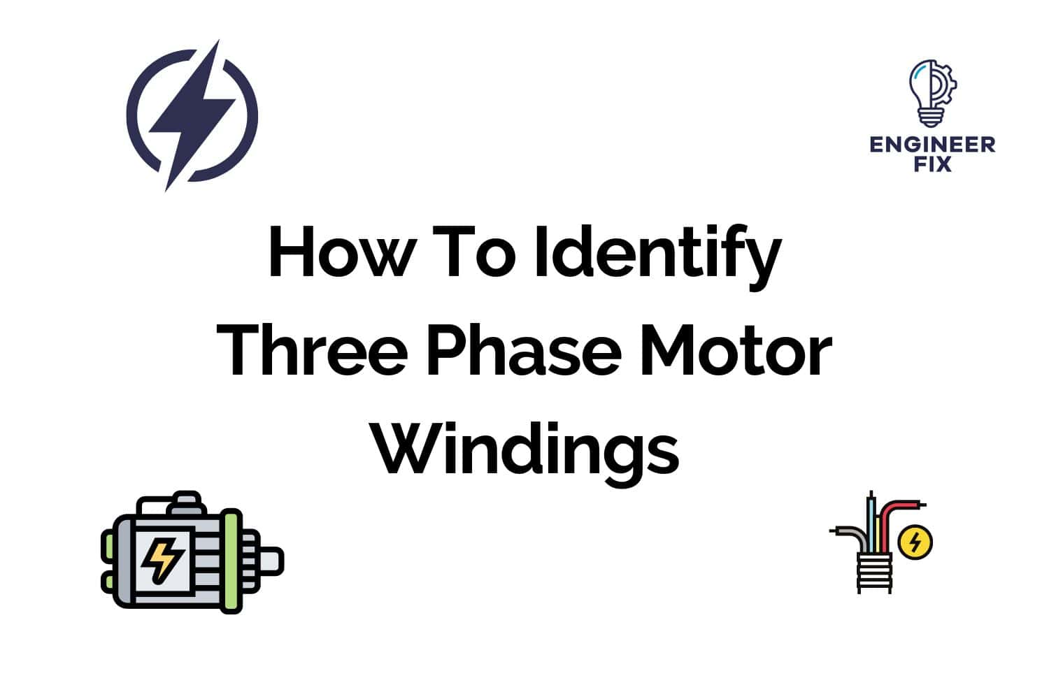 How To Identify Three Phase Motor Windings