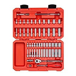 Tekton SKT05301 55 Piece Socket Set, Metric And SAE (Imperial)